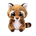 Produktbild CGDZ Ty Beanie Boos 6 "15cm Einhorn Eule Goldfisch Bär Pinguin Schildkröte AFFE Hund Flamingo Plüsch Großäugige Kuscheltier Puppe Spielzeug Brauner Waschbär