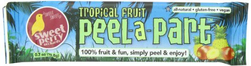 GoPicnic Sweet Perry Orchards Peel-A-Part Tropical Fruit Strips, 0.7 oz, 50 Count