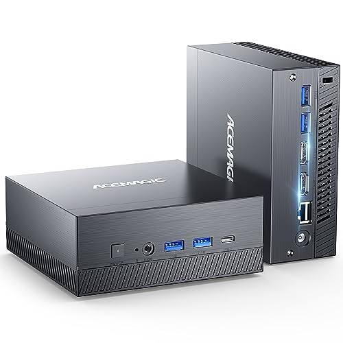 CK11 Mini PC,Intel 12th Gen Core i5 Mini Desktop Computers, Micro PC Support 4K Triple Display/WiFi 6/BT5.2/1000M LAN for Home/Office/School (CK11 12450H/32GB+1TB)