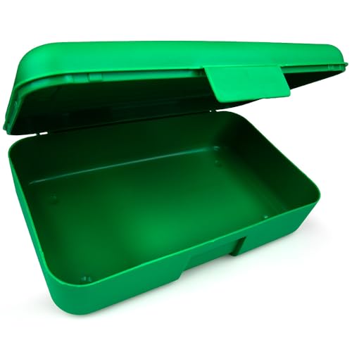 Image of Craft County Solid Color Pencil Box - Store All Your Art Supplies in 1 Convenient Location - 5 Vibrant Colors to Choose From