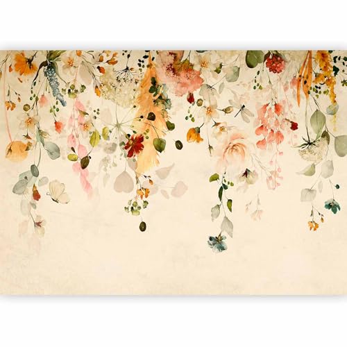murando Fotomurales Flores 400x280 cm XXL Papel pintado tejido no tejido Decoración de Pared decorativos Murales moderna de Diseno Fotográfico Hojas Plantas Naturaleza como pintado b-A-10087-a-a