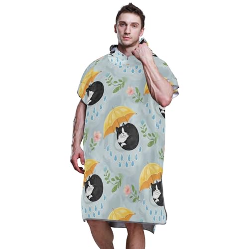 Poncho surf grande taille pour se changer facilement dehors