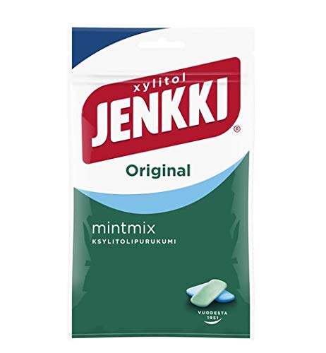 Cloetta Jenkki Xylitol Mint mix Chicle 16 Packs of 100g