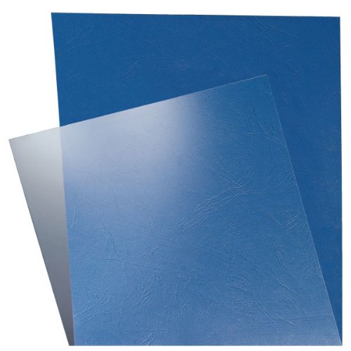 Leitz 73860003 Deckblatt Klarsichtfolie, A4, 100 Stück, glasklar