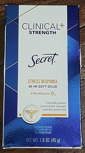 Secret Clinical Strength Desodorante em gel transparente Resposta...