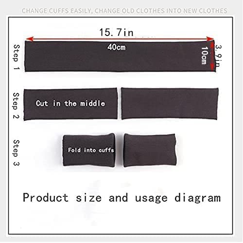 Image of TinaKim Ribbing Knit Fabric, for Waistbands Collar Cuffs Sewing Material (Tubular Red, 16x4in)
