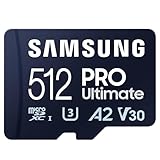 Contenu: 1 x Samsung 512 Go PRO Ultimate Carte Mémoire Micro SDXC avec Adaptateur SD inclus, MB-MY512SA/WW