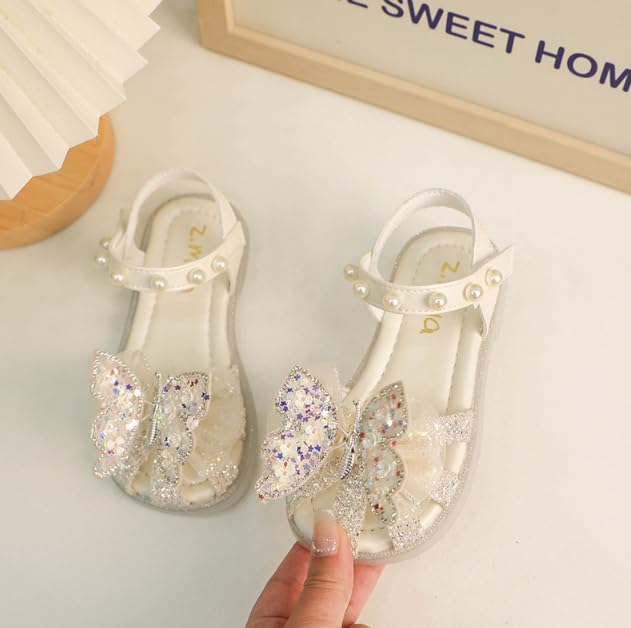 Little Girls Sandals with Flying Butterfly Girls Dress Shoes Summer Sandals2