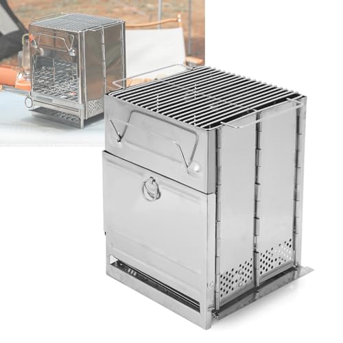 Hot tent stove Camping Wood Burning Stove, Compact Portable 