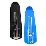 Healeved 2pcs Shoe Measurement Device Adult Foot Measurer Foot Measuring Ruler Gauge Ruler Brannock Measuring
