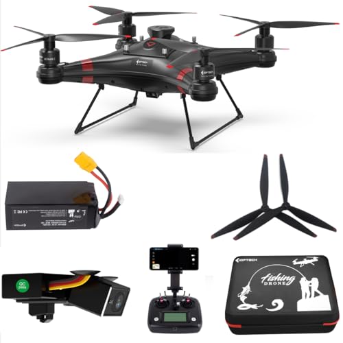 4K Camera Fishing Drone with Auto Drop Bait Release, 33mins GPS D...