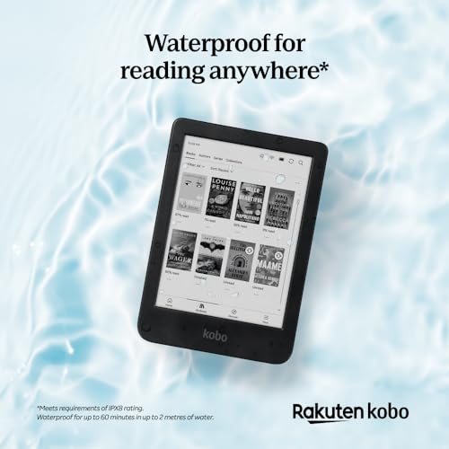 Kobo N365-TP-BK-S-EP Clara Bw | Ereader | 6 Inch Glare-Free Touchscreen thumb #4