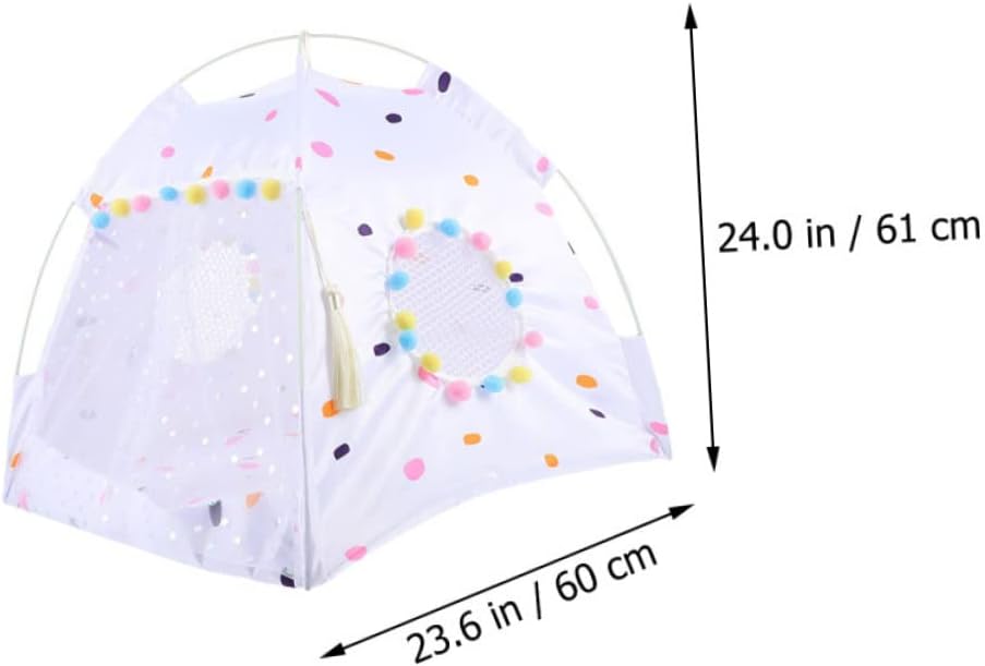 VANZACK Detachable Breathable PET Tent for Small Dogs and Cats Comfortable Summer Sleeping House Washable Cover Portable PET House for Indoor and Outdoor Use