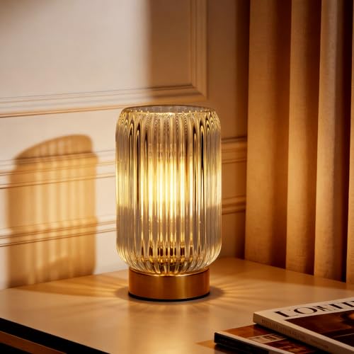 MJ PREMIER Tischlampe Kabellose Transparenten