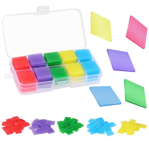 100 Piezas Arcilla de Pegamento para Pintura de Diamantes,2x2cm Cera de Pintura de Diamantes con BolíGrafos,Pegamento de Arcilla de Cera Accesorios para 5D Diamond Art Painting, Bordado, Punto de Cruz