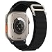 Produktbild Alpine Loop kompatibel für Apple Watch Ultra Armband, Sport Strap Nylon G-Haken,Textil Stretch für iWatch 49mm 45mm 44mm 42mm iWatch Series SE/9/8/7/6/5/4/3/2/1 Herren Damen,Schwarz