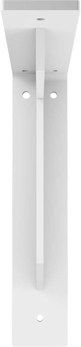 Ekena Millwork BKTM02X10X10STPWH 2 inch W x 10 inch D x 10 inch H Stockport Steel Bracket, White Primer