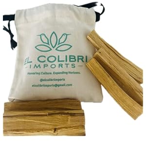 Ethically Sourced Peruvian Palo Santo Incense Sticks, 6 Pack, 6 Sticks per Pack, Reusable Canvas Bag Ethically Sourced Peruvian Palo Santo Incense Sticks 6 Pack 6 Sticks per Pack Reusable Canvas Bag