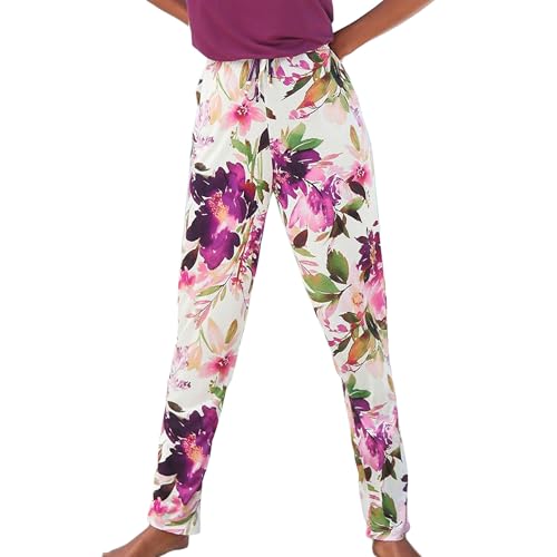 LASCANA Women's Floral Stretchy Pants
