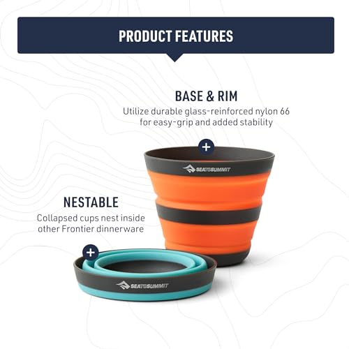 Sea to Summit Frontier UL Collapsible Cup - Falt-Becher yellow – Ansicht 3