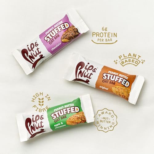 Pip & Nut Peanut Butter Stuffed Oat Bar Variety Pack 15 x 48g - Image 3