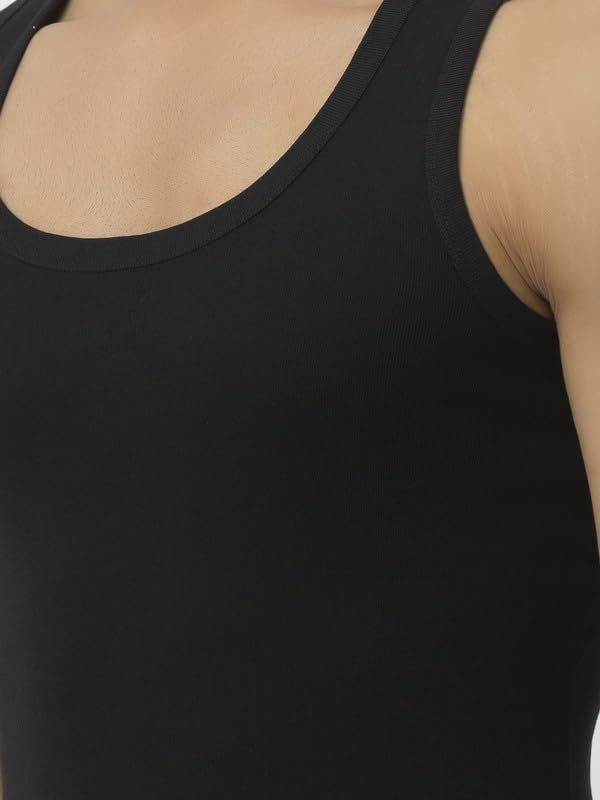 Image of John Players Classic Ribbed Cotton Vest