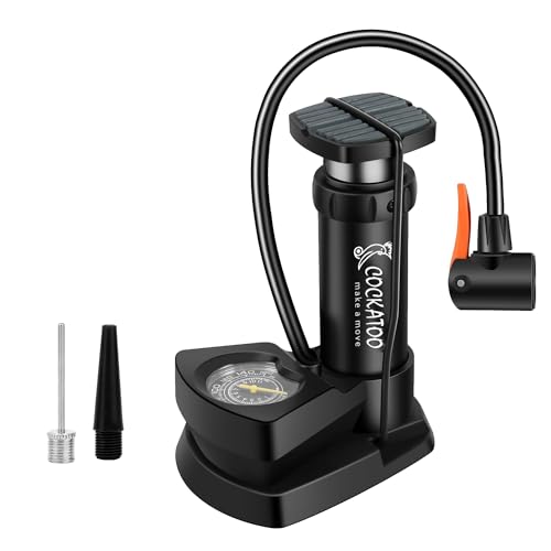 Cockatoo BPA01 Bicycle Pump Machine for Cycle, Foot Balloon High Pressure Cycle Air Pump for Bicycle & Bikes, Pump for Cycle Tyre-Black (B0CWPF3JSW) Amazon Price History, Amazon Price Tracker
