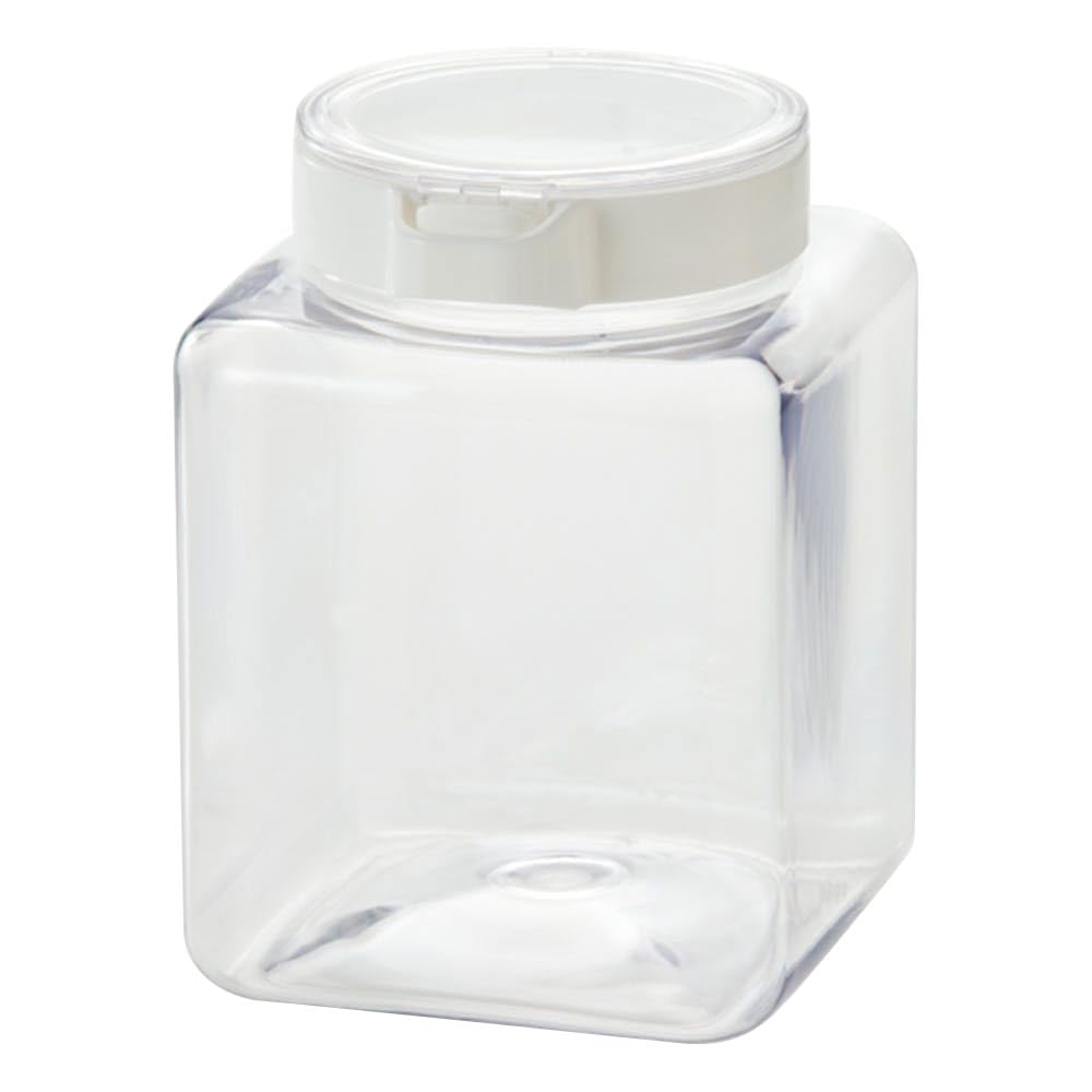 Amazon｜カインズ(CAINZ) ワンプッシュで開閉できる保存容器 1.9L 日本