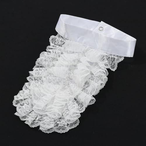 Image of COSDREAMER Mens Renaissance Scarf Jabot Cravat Costume Collar