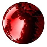 Abaodam Garten Dekokugel Polierte Reflektierende Kugel Wetterfeste Garten Deko mit Durchmesser Für und Außendekoration Stilvolle Gartenornamente für Wohnräume und