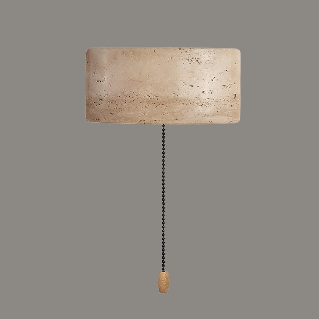 Aplique de pared rectangular con cadena de tiro para iluminar pasillos oscuros