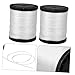 FIXOSHEE 2rolls Nylon Thread for Construction Twisted String Line Masonry Tools Gardening Nylon Thread Easy to Cut
