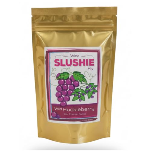 Wild Huckleberry Wine Slushie Mix 12oz – Refreshing & Easy Gourmet Frozen Wine Cocktail Mix, Perfect for Parties & Gifts
