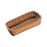 [Nombreuses utilisations] : Cet organisateur de rangement tressé pour fourchettes, couverts et cuillères est une magnifique pièce maîtresse pour votre maison, salle à manger, salle de bain, fête vacances