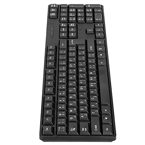Teclado mecánico ergonómico USB para computadoras de escritorio y ordenadores portátiles