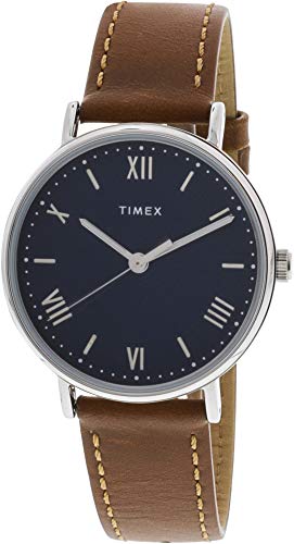 Timex Men's Southview TW2R63900 Silver Leather Japanese Quartz Dress Watch