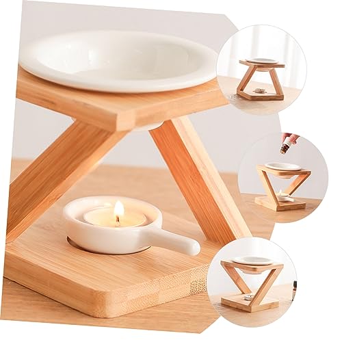 Difusor aromático eléctrico cerámico beige para aromaterapia miniatura 6