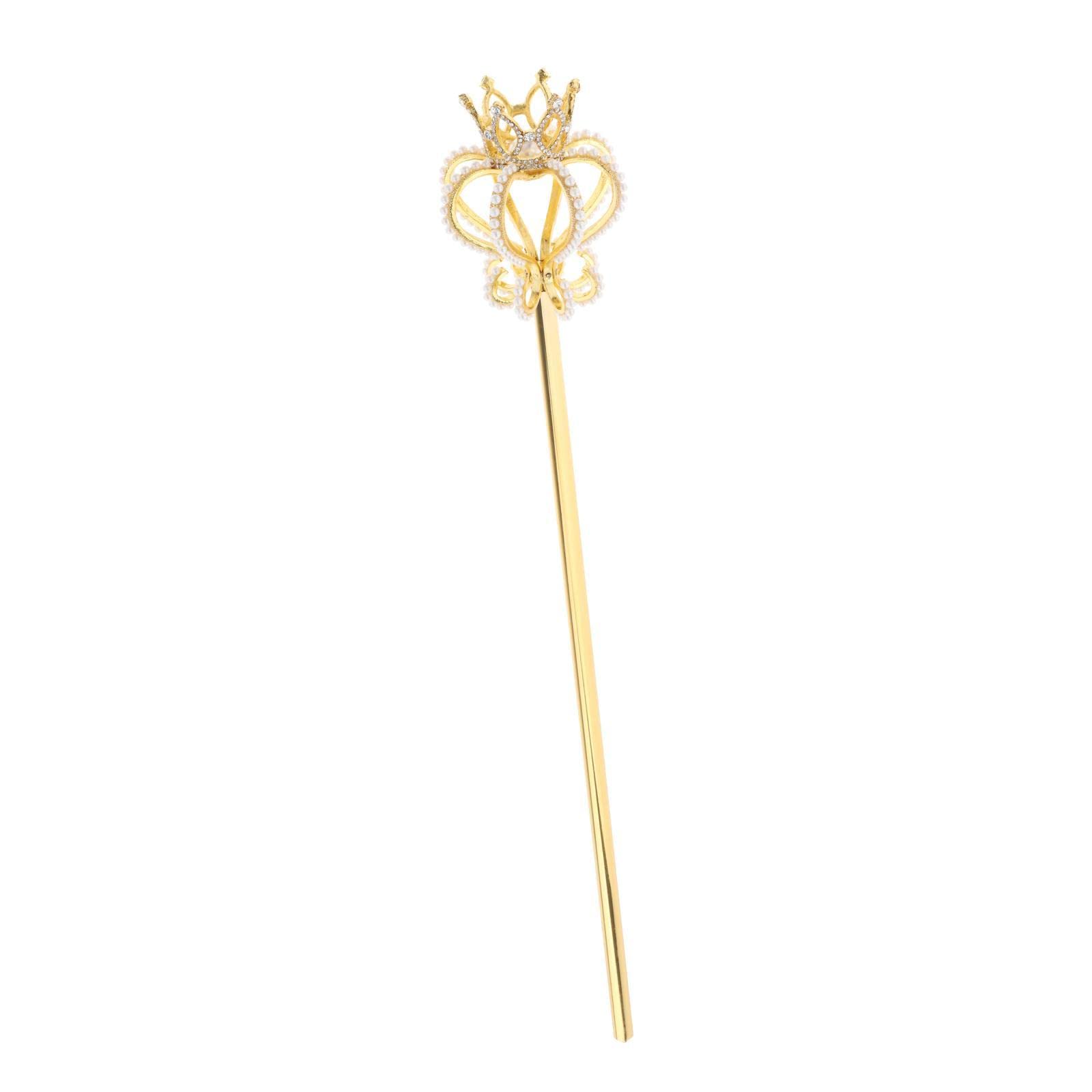 Bacchette Magiche, Accessori, Bacchette Magiche per Feste in Maschera, Decorazioni per Donne, Forniture per Compleanno E Halloween, Perla d'oro