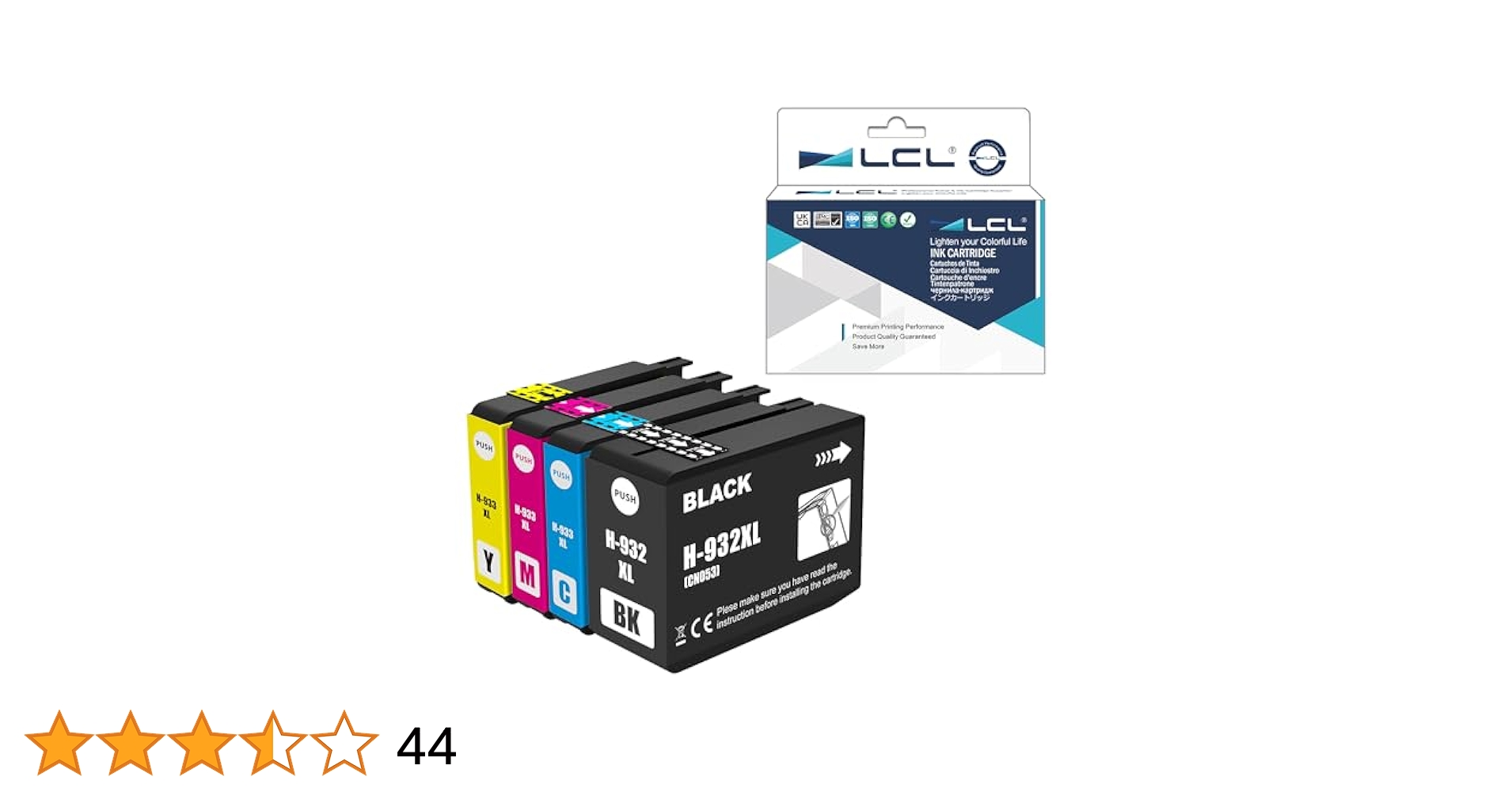 Amazon.co.jp: LCL 互換インクカートリッジ 932XL 933XL HP対応