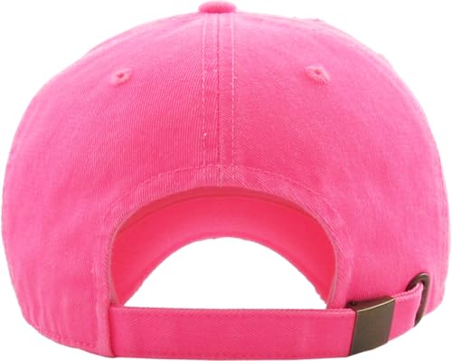Image of KBETHOS Vintage Washed Distressed Cotton Dad Hat Baseball Cap Adjustable Polo Trucker Unisex Style Headwear