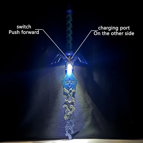 Decayed Master Sword Skyward Sword with Luminescence and Music by lkjad - Used condition - Image 2