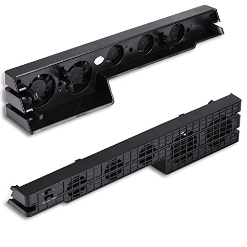 Tomantery Ventilador de Refrigeración Pro Super Enfriador de Control de Temperatura para Juegos Pesados, Instalación Silenciosa y Fácil, Fuente de Alimentación de Puerto USB para 4 Pro