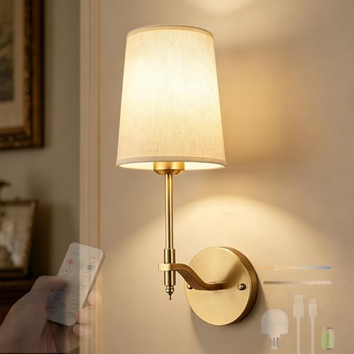 Apliques de pared interior LED para iluminar zonas oscuras sin instalación eléctrica