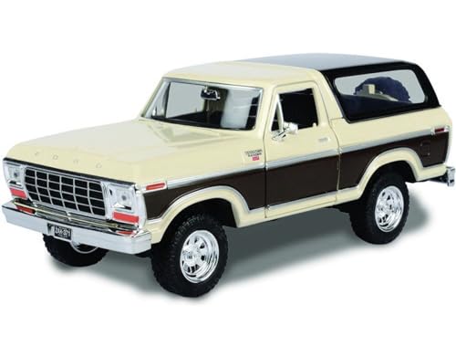 Modelo a escala 1:24 Bronco Ranger XLT 1978 Motormax