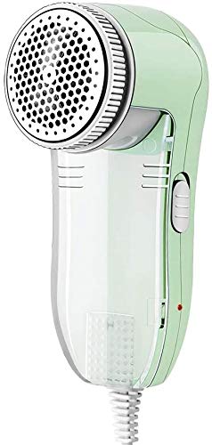 Allisable Fabric Shaver and Lint Remover, Sweater Shaver Defuzzer with Replaceable Stainless Steel Blades, AC Plug and Play