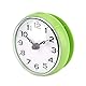 Yosoo wasserdichte Dusche Uhr mit Saugnapf Runden Arabischen Digitalen Zifferblatt für Bad Dusche Uhr Bad Küche Zubehör Banduhr Wandmontage(grün)
