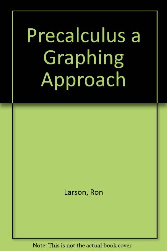 Precalculus a Graphing Approach 0618098097 Book Cover