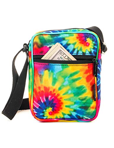 FYDELITY Sling Side Shoulder Bag Small Crossbody Waist Hip Sack -Tye dye