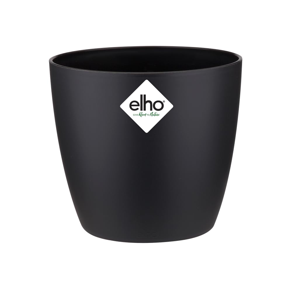 Elho Brussels Orchid 12.5 - Macetero por Interior - Ø 13.0 x H 11.5 cm - Negro/Anthracite — view 14