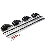 Lockable Aluminum Roof Rack Crossbars | Fits Bmw 5 Series 2010-2017 | Rooftop Cargo Roof Box | Tent Ski Racks Bike Racks | 165lbs Dynamic 496lbs Standing Capacity | F11 Touring Roof Rack (Grey)